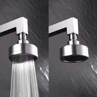 Showerful Round Rainfall Steel Head Showerful