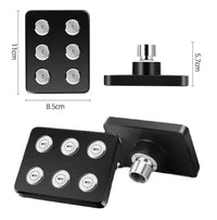Showerful Square High Pressure Head Showerful